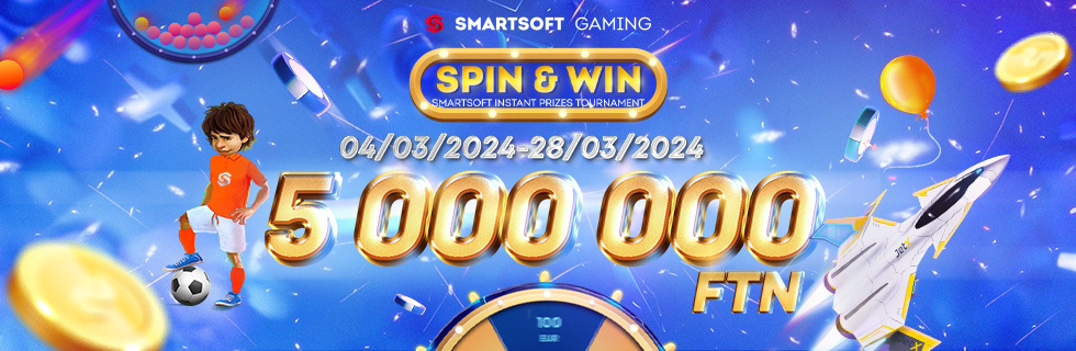 5,000,000 FTN – Spin & Win – SmartSoft